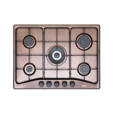 De Longhi Piano cottura a gas FRO 57 ASV finitura ramato da 68 cm