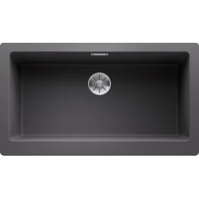 Blanco Lavello una vasca VINTERA XL 9-UF 1526102 finitura grigio roccia da 89.6x51 cm - Filotop/Sottotop
