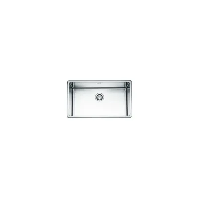 Alpes Vasca sottotop VSR 70 in acciaio inox da 73x43 cm