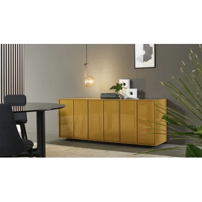 Bonaldo Madia in appoggio Backdrop con base a zoccolo da L.181 cm e H.75 cm - 3 ante