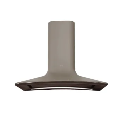 Elica Cappa aspirante a parete SWEET TAUPE/A/85 + CAM PRF0201746 finitura tortora da 85 cm