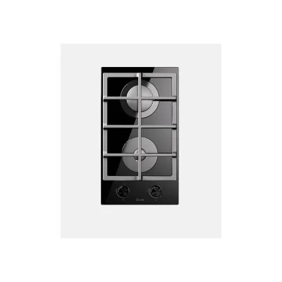 Ilve Piano cottura gas Professional Plus HCG30K in vetro temperato nero da 30 cm