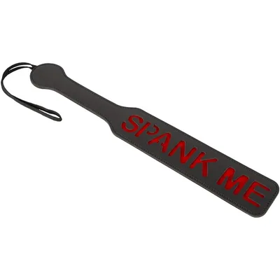 Sculacciatore Spank Me paddle nero Bondage BDSM Fetish Fetish pelle spanking