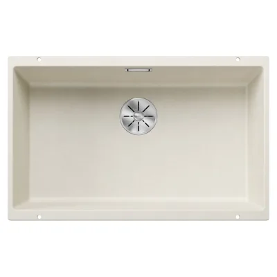 PRONTA CONSEGNA - Blanco | Lavello una vasca SUBLINE 700-U 1527173 finitura soft white da 73x46 cm - Sottotop