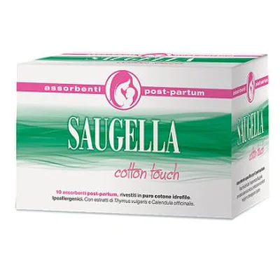 Saugella Cotton Touch Assorbente Post Parto 10 Pezzi