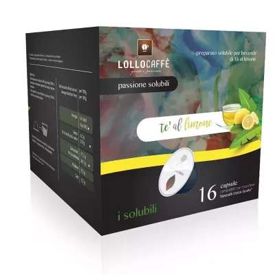 64 Capsule Tè al Limone Lollo compatibili Nescafè Dolce Gusto