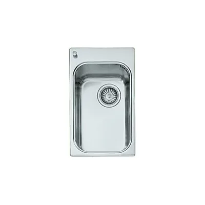 Alpes Vasca semifilo VF 531-D in acciaio inox da 31x51 cm