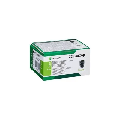 TONER ORIGINALE LEXMARK C2325 MC2325 C2320K0 NERO 1K