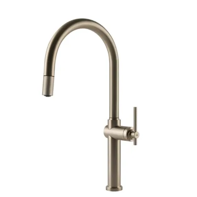 Gessi Miscelatore monocomando con doccetta estraibile Habito 60672 149 finitura Finox - IN PROMOZIONE FINO AL 6/07