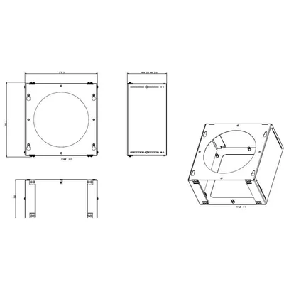 Elica Kit prolunga installazione isola H15 (per controsoffitto) KIT01600