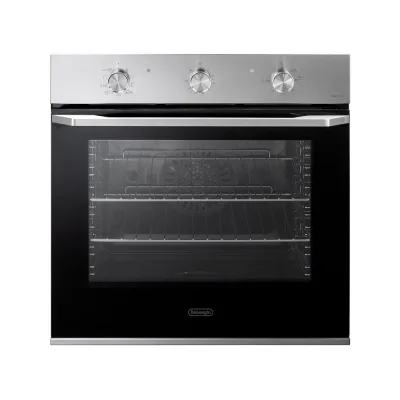 De Longhi Forno elettrico multifunzione da incasso NSM 7XL PPP finitura inox e vetro nero da 60 cm