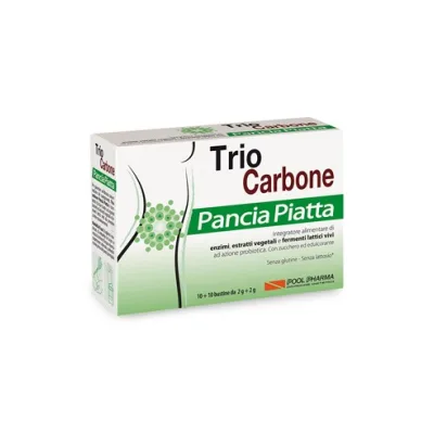 TRIOCARBONE PANCIA PIATTA 10+10 BUSTE