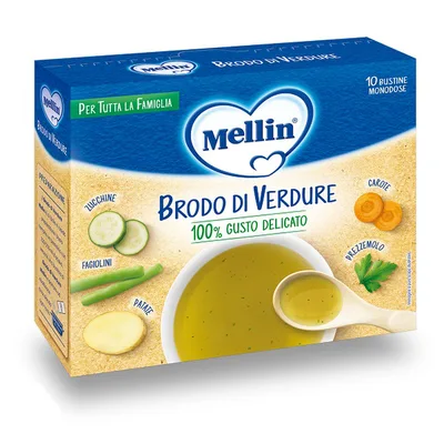Mellin Brodo Verdure 10 Buste