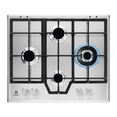 PRONTA CONSEGNA - Electrolux | Piano cottura a gas Slim Profile KGS64562SX finitura inox da 60 cm