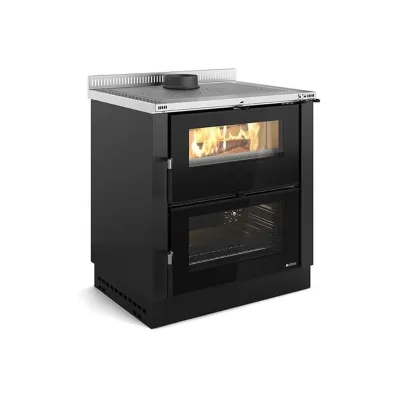 La Nordica Cucina a legna VERONA XXL.16 3005530 finitura nero antracite
