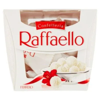 Raffaello 18 pezzi 180 g Deliziosi cioccolatini alla nocciola e cocco