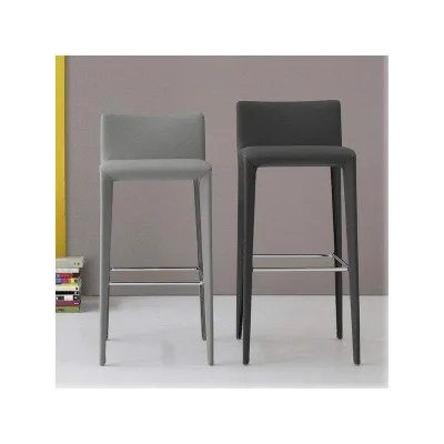 Bonaldo Sgabello Filly Too H 65 con gambe in metallo e seduta a scelta