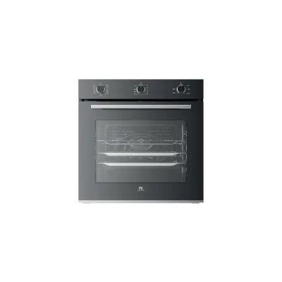 Master Kitchen Forno multifunzione da incasso OMK 8K3 SP BK finitura vetro nero da 60 cm