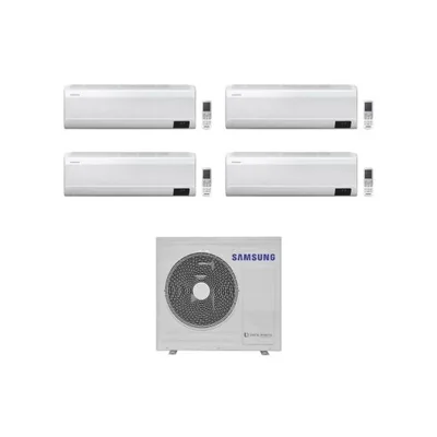 Climatizzatore Condizionatore Samsung Quadri Split Inverter serie Windfree Avant S2 7000+7000+7000+9000 btu con AJ080TXJ4KG/EU Wi-Fi R-32 7+7+7+9 A++/A+