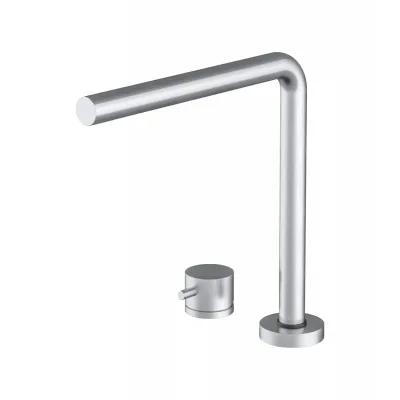 Barazza Miscelatore con comando remoto THALAS ABBATTIBILE 1RUBTH finitura inox AISI 316 satinato