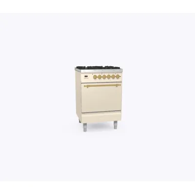 Ilve Cucina P06N da incasso Nostalgie P06DQNE3 forno cieco e piano cottura 4 fuochi con dual da 60 cm - IN PROMOZIONE FINO AL 6/07