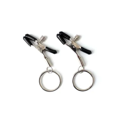 LATETOBED Pinze Capezzoli Regolabili Anelli Metallo BDSM Nipple Clamps Unisex