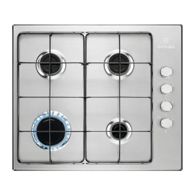 PRONTA CONSEGNA - Electrolux Piano cottura a gas Slim Profile KGS6404SX finitura inox da 60 cm