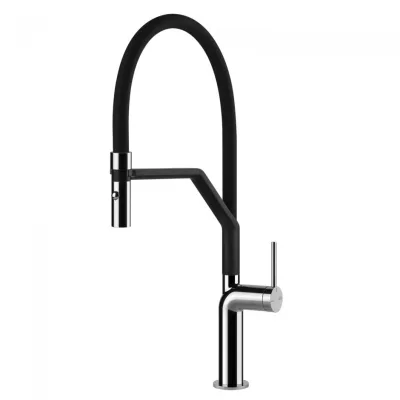 Gessi Miscelatore semi pro monocomando con doccetta estraibile Stelo Collection 60315 031 finitura cromato
