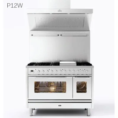 Ilve Cucina P12W Professional Plus PI127WE3 doppio forno e piano cottura induzione da 120 cm