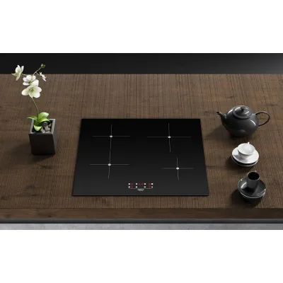 Airforce Piano cottura a induzione PRIMA 60-4Z 1B PCPOP60003 in vetroceramica nero da 59 cm