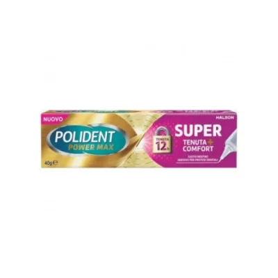 POLIDENT POWER MAX SUPER TENUTA GUSTO NEUTRO 40G