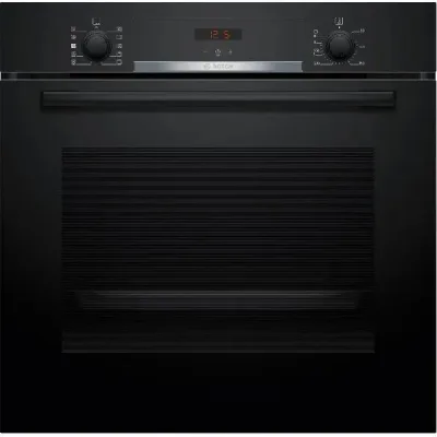 Bosch - Forno da incasso HQA534EB3 finitura vetro nero da 60 cm - Serie 4