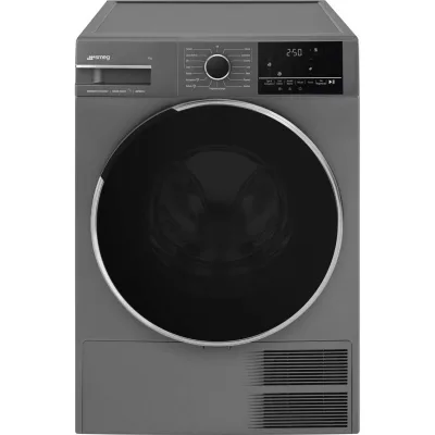 Smeg Asciugatrice a libera installazione DNG10SEB finitura stone grey da 60 cm