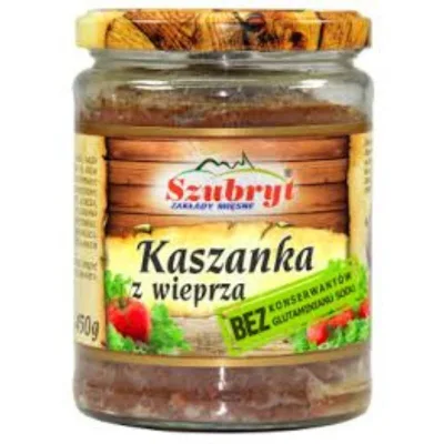 Kaszanka z wieprza Szubryt 450 g Carne e Cereali – Gusto Autentico
