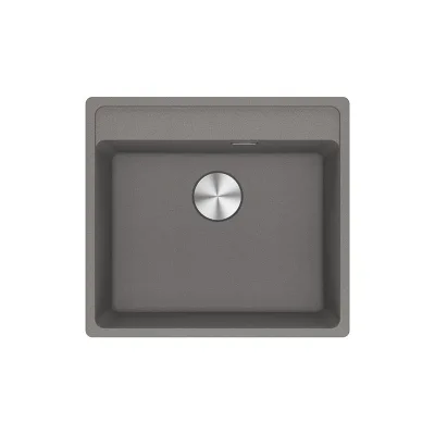 Franke: Lavello una vasca Vasche Sopratop Maris MRG 610-52 TL 114.0661.644 finitura fragranite stone grey da 56x51 cm