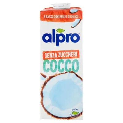 ALPRO Bevanda Vegetale al Cocco Senza Zuccheri 100% Vegetale Senza Lattosio – 1L
