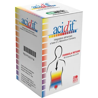 Acidif Integratore di Metionina e Cranberry Per Le Vie Urinarie 90 Compresse