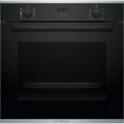 Bosch Forno da incasso HRA214BA0 finitura vetro nero da 60 cm - Serie 4