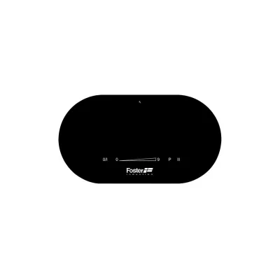 Foster Modulo touch control per 4 zone 7368 040 in vetroceramica nero da 28 cm