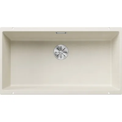 Blanco | Lavello una vasca SUBLINE 800-U 1527174 finitura soft white da 83x46 cm - Sottotop