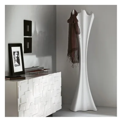 Cattelan Appendiabiti da terra Sipario in polietilene bianco da h. 183 cm