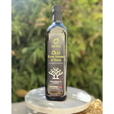 Olio Extra Vergine di Oliva 100% Italiano Biologico Prima Spremitura a Freddo (0,75 L)