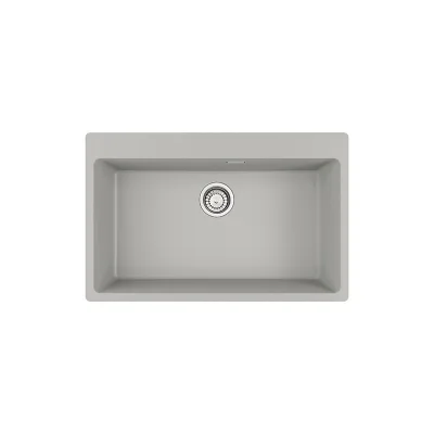 Franke: Lavello una vasca Vasche Sopratop Centro MRG 610-73 FTL 114.0661.712 finitura fragranite alluminio da 78x50 cm
