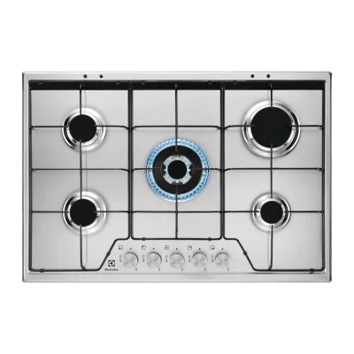 PRONTA CONSEGNA - Electrolux | Piano cottura a gas Slim Profile KGS7534SX finitura inox da 75 cm
