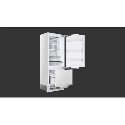 Fulgor Frigorifero combinato da incasso FBCD 761 TNF EDBL da 75 cm
