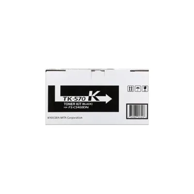 TONER ORIGINALE KYOCERA FS C5400 1T02HG0EU0 TK570K TK570BK TK-570K NERO 16K