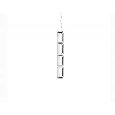Flos Lampada a sospensione Noctambule Suspension 4 Low Cylinder finitura nero