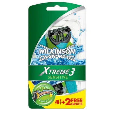 Xtreme3 Sensitive Wilkinson Sword - 4+2 Rasoi