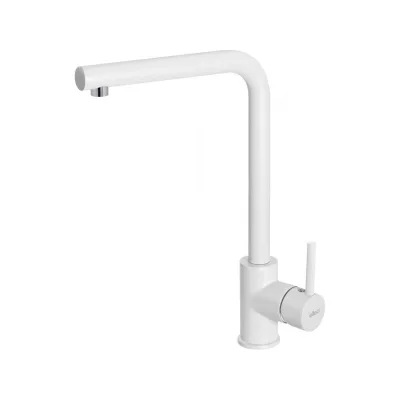 Elleci Miscelatore monocomando con canna girevole TRAIL MKKTRA96 finitura K96 bianco
