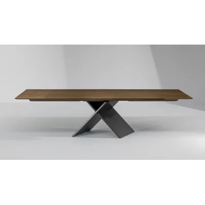 Bonaldo Tavolo allungabile AX con struttura in metallo e piano a scelta da 200(300)x100 cm